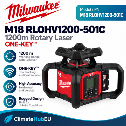 Milwaukee m18 rlohv1200 - m18, rlohv1200-501c